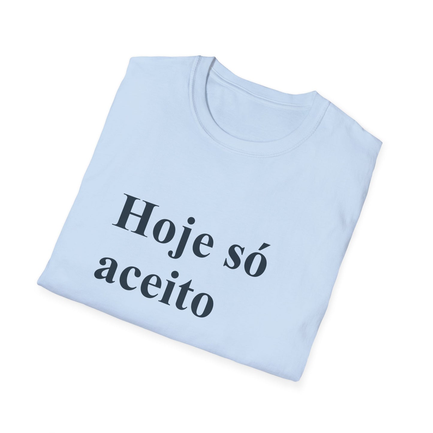Hoje só aceito amor e memes T-shirt | Brazilian Meme Tee | Camiseta Presente Brasileira | Softstyle Comfort