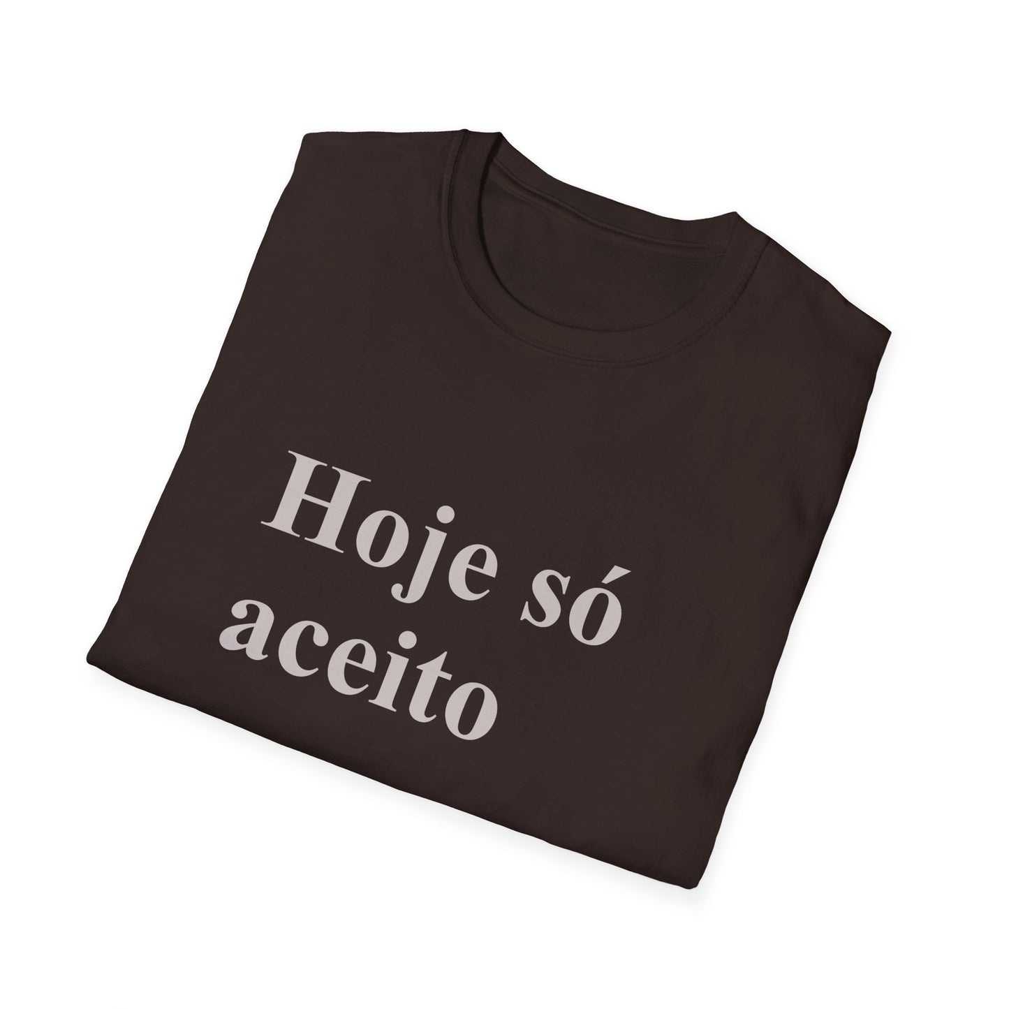 Hoje só aceito amor e memes T-shirt | Brazilian Meme Tee | Camiseta Presente Brasileira | Softstyle Comfort