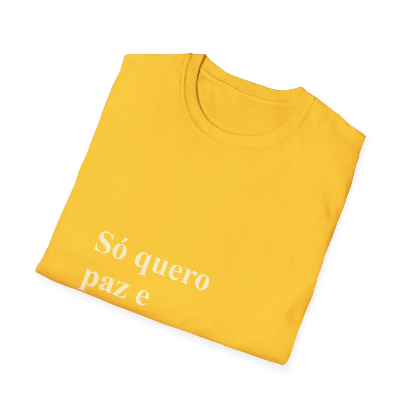 Só Quero Paz e Chocolate T-Shirt | Brazilian Women's Comfort Tee | Presente para Brasileiras Fora | Expat Life Gift