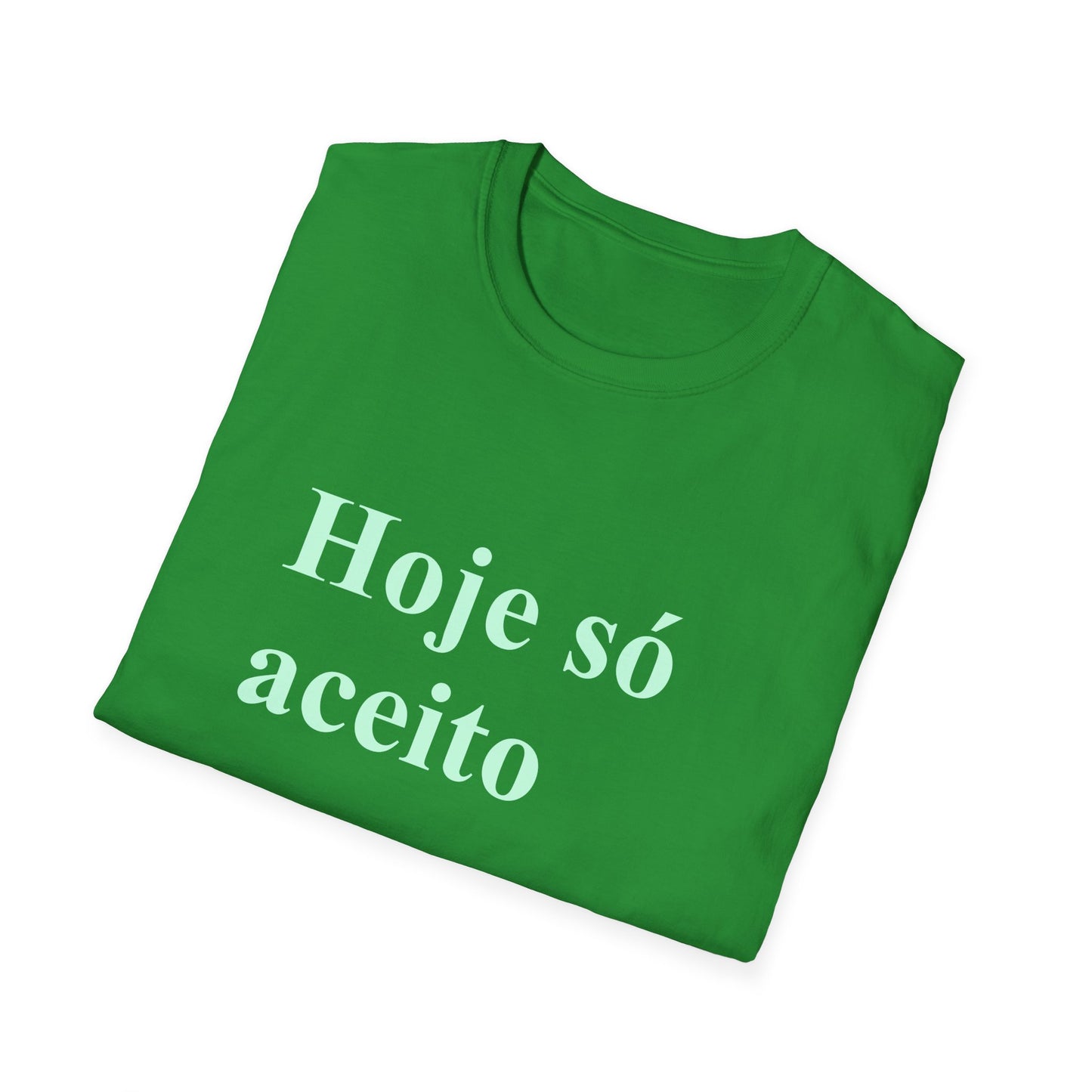 Hoje só aceito amor e memes T-shirt | Brazilian Meme Tee | Camiseta Presente Brasileira | Softstyle Comfort