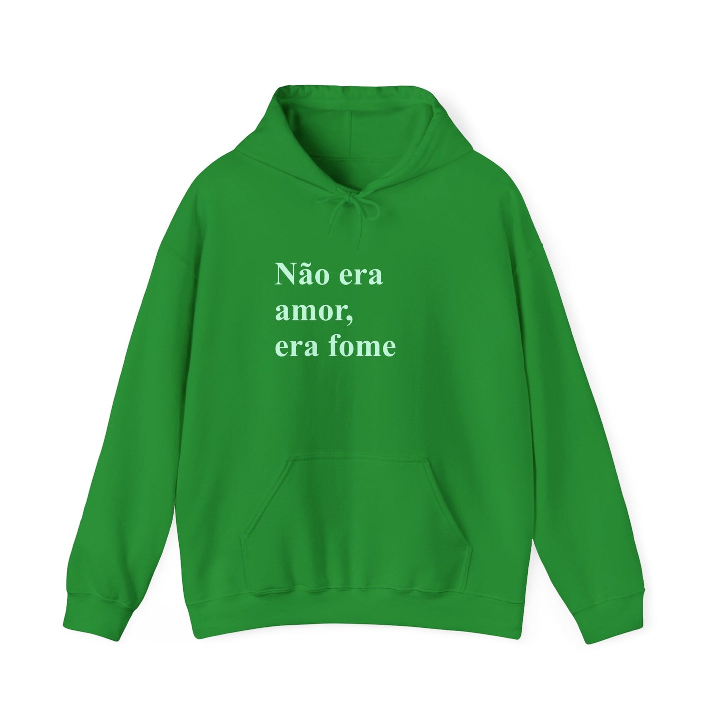 Moletom 'Não Era Amor Era Fome' | Brazilian Hoodie | Funny Meme Sweatshirt | Presente Para Brasileiras no Exterior | Cozy & Authentic