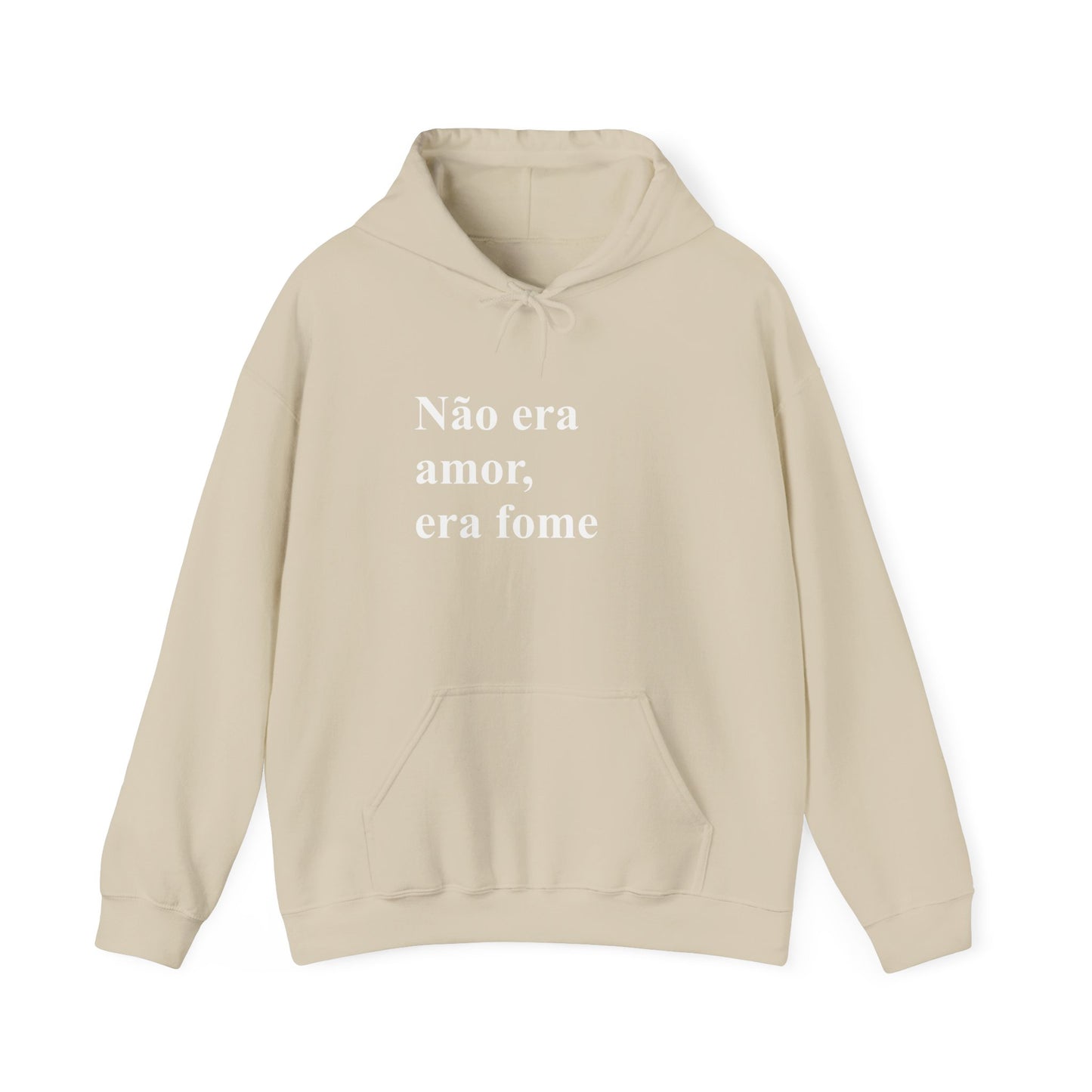 Moletom 'Não Era Amor Era Fome' | Brazilian Hoodie | Funny Meme Sweatshirt | Presente Para Brasileiras no Exterior | Cozy & Authentic